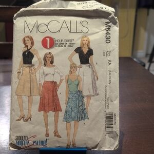 McCall's M5430AA Women's Skirt Pattern